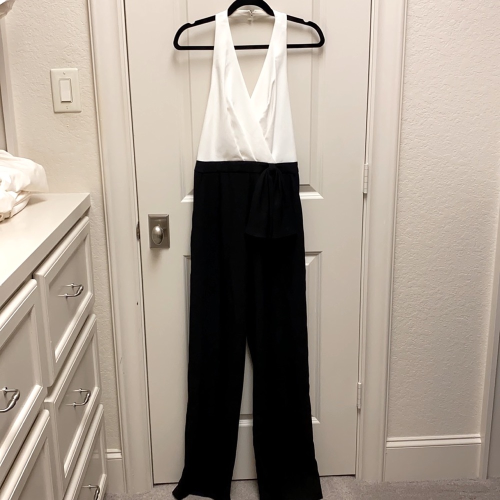 Cynthia Steffe Black and White jumpsuit Size 4